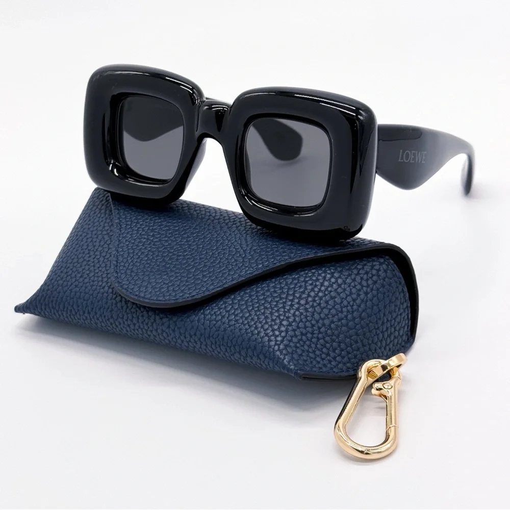 NEW LOEWE UNISEX BLACK SUNGLASSES LOEWE LW40098I 01A